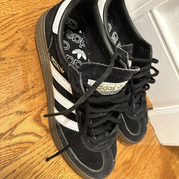 Adidas Spezial Men’s Shoes Size 6.5 – Fits Women's like 8.5 - Black & White - Picture 5 of 6